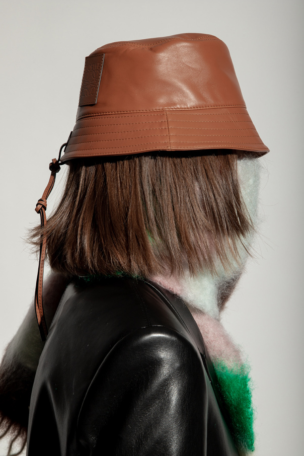 Loewe leather shop bucket hat